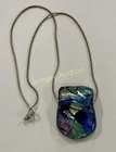  Preview image for Lot# 127 - STERLING NECKLACE WITH ART GL 