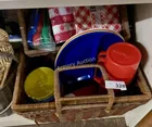  Preview image for Lot# 328 - PICNIC BASKET AND ACCESSORIES 