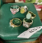  Preview image for Lot# 433 - COSTUME JEWELRY RINGS (5) 
