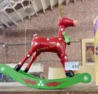  Preview image for Lot# 459 - WOODEN REINDEER ROCKING DECOR 