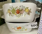 Preview image for Lot# 500 - 2 SMALL CORNING CASSEROLES 