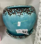  Preview image for Lot# 522 - CRACKLE GLAZE POTTERY PLANTER 