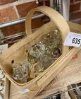  Preview image for Lot# 635 - GLASS DRAWER PULLS IN BASKET 