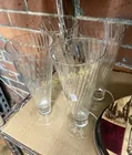  Preview image for Lot# 674 - SPIRAL RIBBED BEER GLASSES 