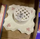  Preview image for Lot# 676 - FLORAL SQUARE PLATE - POTPOUR 