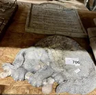  Preview image for Lot# 706 - GARDEN PLAQUE - DOG WITH BONE 
