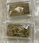  Preview image for Lot# 694 - GOLD PLATED BUFFALO BARS 