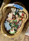  Preview image for Lot# 745 - CHRISTMAS ORNAMENTS IN BASKET 