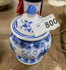  Preview image for Lot# 800 - BLUE DECORATED JAR 