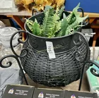  Preview image for Lot# 1053 - METAL WICKER PLANTER IN STAN 