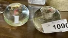  Preview image for Lot# 1090 - ROUND GLASS CANDLE HOLDERS 