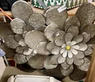  Preview image for Lot# 1140 - PAIR OF METAL FLORAL DECORAT 