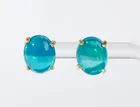  Preview image for Pair of Sterling Silver Gilt and Dyed 