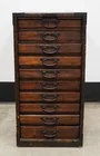  Preview image for Japanese Stained Wood Narrow Side Chest, 