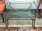  Preview image for Contemporary Brushed Steel Glass Top Two 