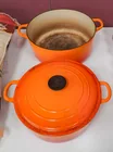 Preview image for Two Le Creuset Cast Iron Enamel Cooking 