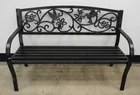  Preview image for Aluminum Outdoor Bench, 34 x 50 in. 