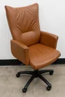  Preview image for Contemporary Brown Leather Upholstered 