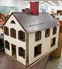  Preview image for Decorated Wood Dollhouse, Width: 36 1/2 