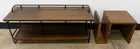 Preview image for Contemporary Mahogany Two-Tier Table and 