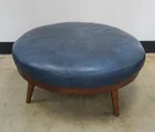  Preview image for Contemporary Upholstered Ottoman, 16 x 