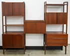  Preview image for Danish Teak Three-Part Wall Unit, 