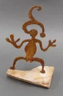  Preview image for Cut-Out Steel Figure of a Native 