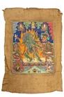  Preview image for Tibetan Thangka, Unframed, Overall: 44 x 