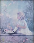  Preview image for Young Girl Seated on a Ledge, Color 