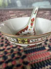  Preview image for Chinese Porcelain Bowl and Spoon Set 