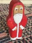  Preview image for Hand-Carved Wooden Santa Claus Figurine 