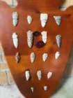 Preview image for Stone Arrowhead Collection on Wooden 