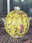  Preview image for Ornate Vintage Ceramic Jar with Lid 