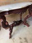  Preview image for Antique Marble-Top Console Table With 