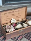  Preview image for Vintage Wooden Storage Box With Assorted 