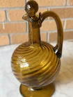  Preview image for Vintage Style Amber Glass Pitcher with 