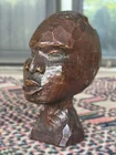  Preview image for Hand-Carved Wooden Head Sculpture 