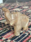  Preview image for Hand-Carved Onyx Elephant Figurine 