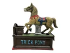  Preview image for Cast Iron Reproduction Trick Pony Bank 