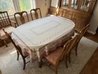  Preview image for ETHAN ALLEN DINING TABLE WITH 8 CHAIRS, 