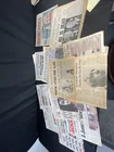  Preview image for LOT OF VINTAGE NEWSPAPERS WITH HISTORAL 