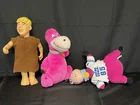  Preview image for LOT OF VINTAGE FLINTSTONES PLUSH 
