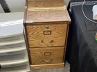  Preview image for 2 DRAWER WOODEN FILING CABINET 