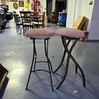  Preview image for Lot# 367 - Pair of Round Padded Folding  