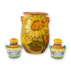  Preview image for 3pc Italica Ars Italian Pottery Items 