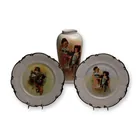  Preview image for 3pc Group of Hand-Painted Porcelain: 