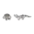  Preview image for 2pc Swarovski Silver Crystal Turtle and 