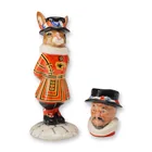  Preview image for 2pc Royal Doulton Beefeater Porcelain 