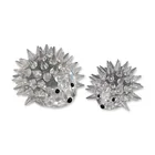  Preview image for 2pc Swarovski Clear Crystal Hedgehog 