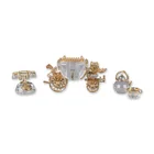  Preview image for 3pc Swarovski Crystal and Gold-Toned 